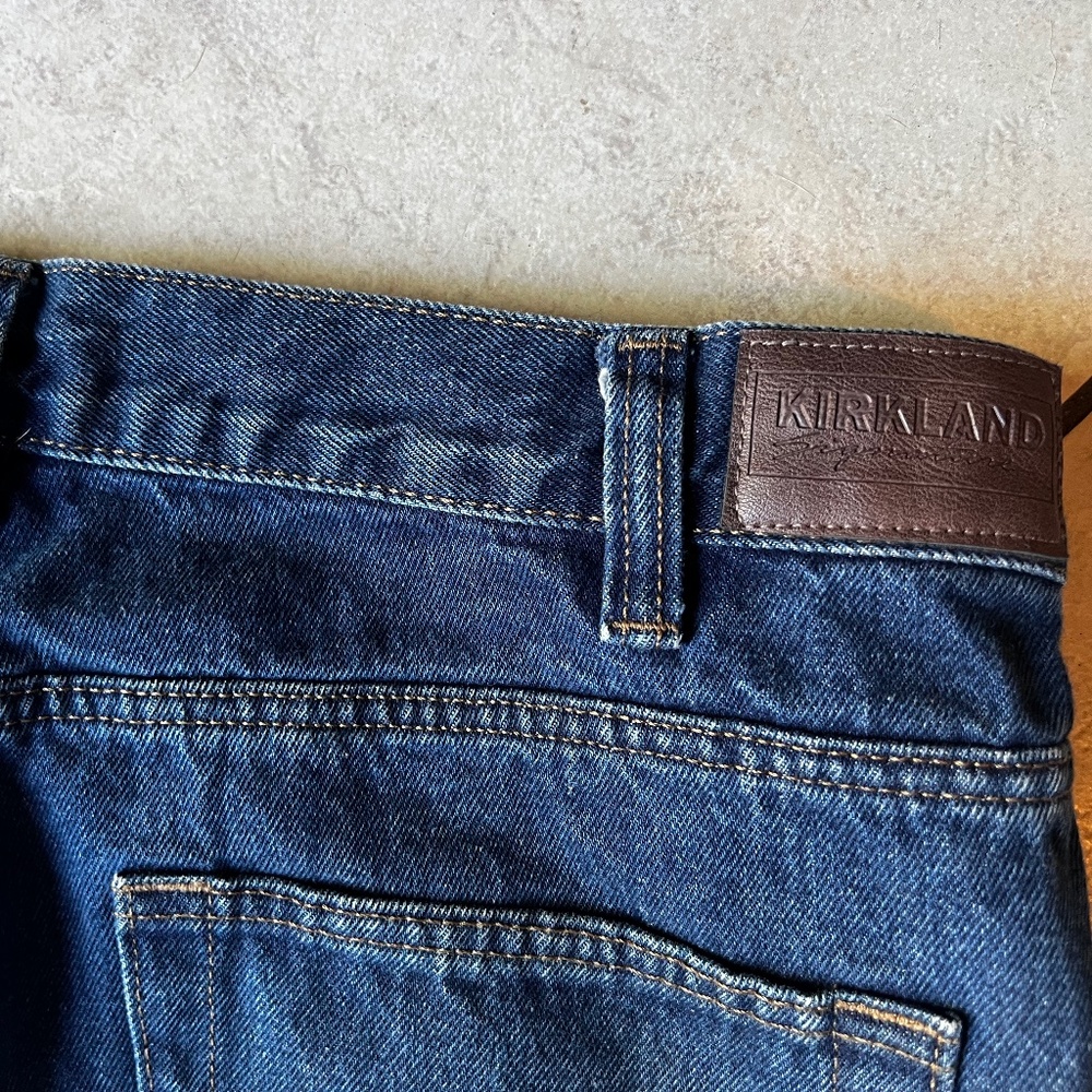 Discontinued Men’s Kirkland Signature Blue Denim